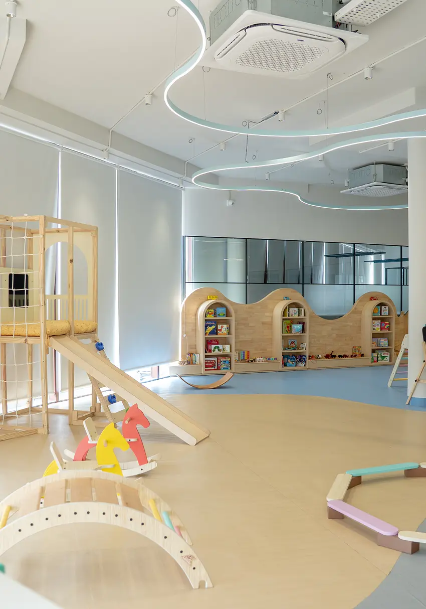 Safe and nurturing daycare room for infants and toddlers Kakkanad Kochi